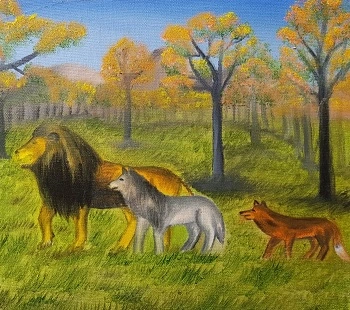The lion and the wolf and the fox